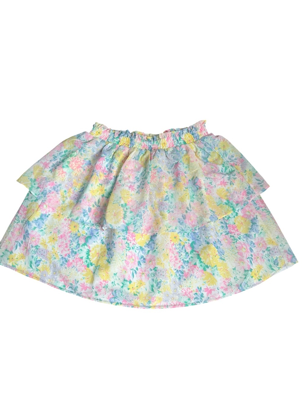 Janie and Jack Multicolor Tie-Dye Waistband Girls Skirt